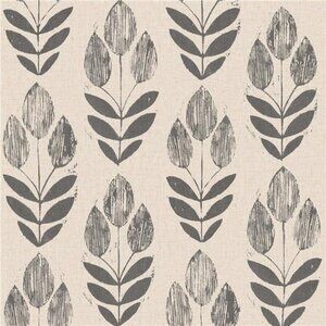 Folk Tulip Peel & Stick Wallpaper, Neutral